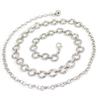 Metal Waist Jewelry Chain Adjustable Body Link Belts Suit Dress Thin Waist Belt