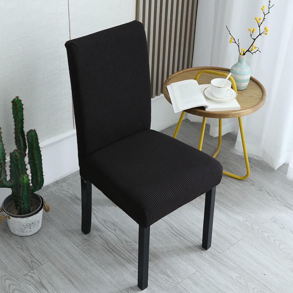 Household Stretch Chair Covers Washable Removable Corn Kernel Fabric Slipcovers Jacquard Seat Protectors For Living Room Chairs