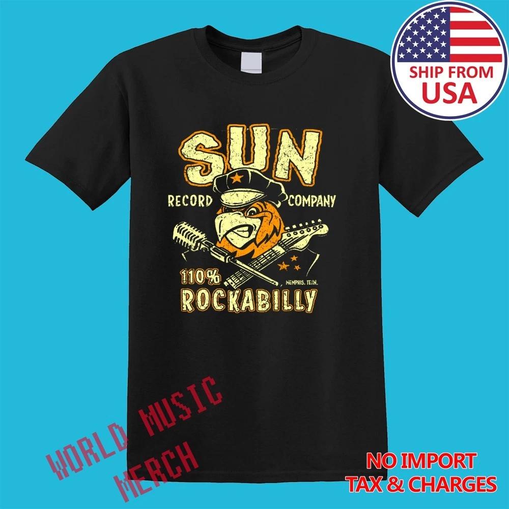 Sun Records Мужская Черная Размер S-5XL