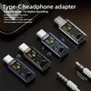 Аудиоадаптер USB Type-C на 3,5 мм jack USB C 3,5 мм Aux-адаптер Преобразователь наушников TypeC Для телефона 15 Samsung Xiaomi Huawei