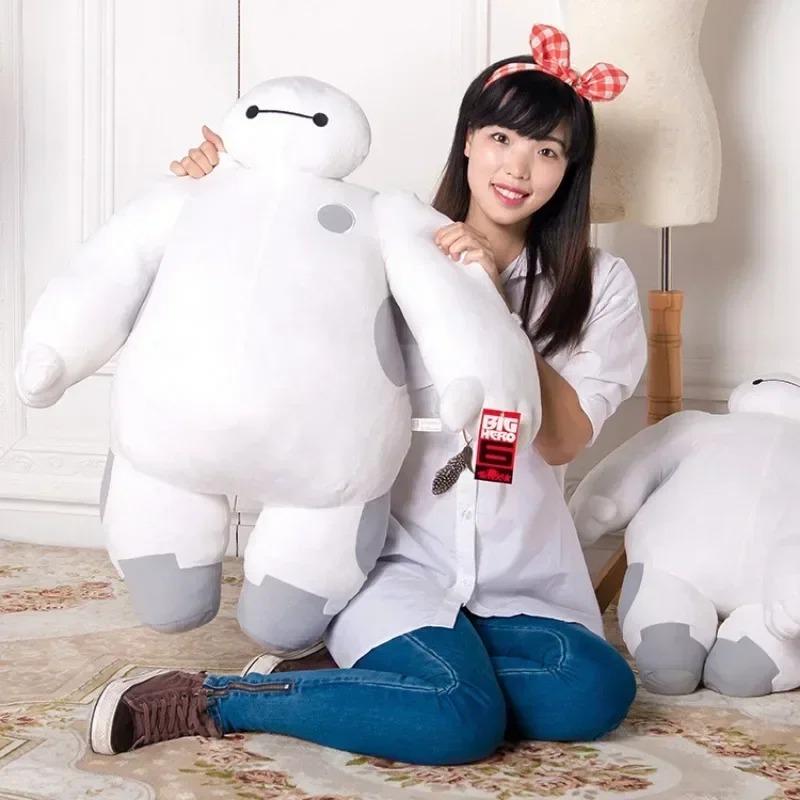 Плюшевые игрушки Big Hero 6 Бэймакс Большой размер Мягкая Милая Модель Подушка Детские Игрушки Украшение для Спальни