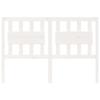 VidaXL Headboard White 145.5x4x100 Cm Solid Pine Wood 818571