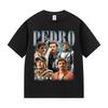 Actor Pedro Pascal Movie Graphic T Shirt Unisex's Retro High Quality Fashion Clothing T-shirts Unisex Cotton Oversized T-shirt Tops