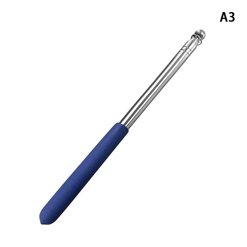 1.2 Meters Flagpole Stainless Steel Extendable Telescopic Pointer Portable Pole Flag Waving Flagpole Teaching Classroom Pointer