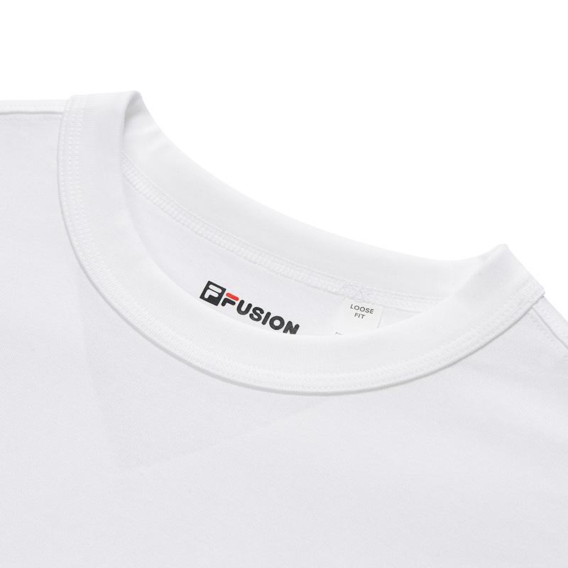 FILA FUSION China Olympic Skateboard Collection T Shirt Unisex Standard White T11U436101FWT
