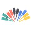 10pcsTest Hook SMD IC 6 Colors Clip Grabbers Test Probe For Electronic Testing Grabber Crocodile Clip Hook Test Clip