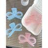 2 Ladies summer new solid color fresh sweet claw bow back head shark clip hair grab hair accessories