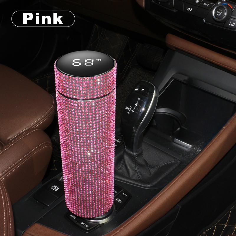 Автомобильный термос-кружка из нержавеющей стали с дисплеем температуры, термос, термостакан, изолированная бутылка для воды, автозапчасти