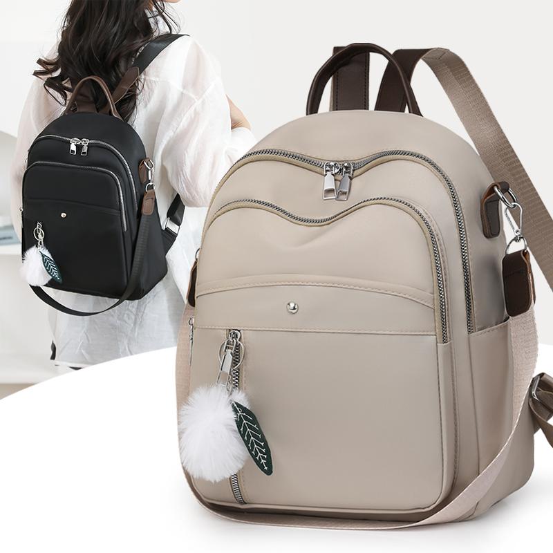 Женский однотонный рюкзак для поездок на работу, дорожная сумка, многофункциональная сумка на плечо