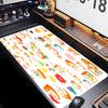 Bread Thief Theme Premium Non-slip Mouse Pad with Stitched Edges,Durable Rubber Material,for Desktop & Gaming Great Gifts