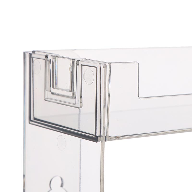 Универсальный 3-слойный прозрачный настенный держатель для лака для ногтей, держатель для косметики, органайзер для маникюрных инструментов