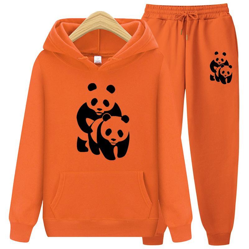 Men's Tracksuit Hooded Sweatshirts and Jogger Pants High Quality Gym Outfits Autumn Winter Casual Sports Hoodie Sets Streetwear