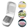 Vegetable Chopper Stainless Steel Durable Easy To Clean Effortlessly Cut BPA-free Multi-functional Veggie Slicer