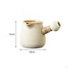 Керамический чайник для воды с заварником и боковой ручкой для заваривания рассыпного чая