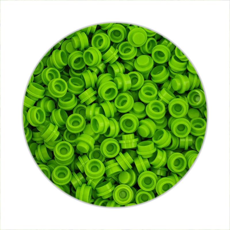 300/500/1000 шт. Сборные частицы 6141 Пластина круглая 1x1 точка DIY строительные блоки фигурки лампа кирпичи игрушка для детей 4073