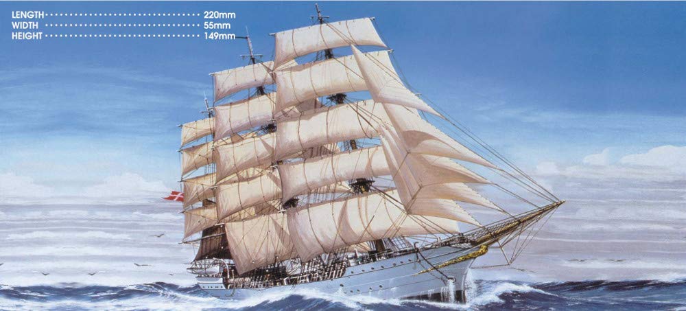 Парусная лодка Aoshima Bunka Kyozai Дания 1/350 № 05