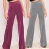 Women' S High Waisted Flared Pant Yoga Pants Casual Fashion Waist Wide Leg Pants