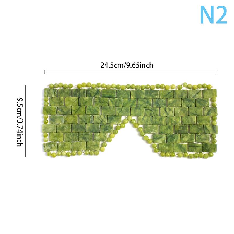 Natural Jade Eye Mask Massager Cooling Jade Eye Mask Eye For Eye Relax Sleep Massager Mask Tools Mask Care Stone Face Sleep