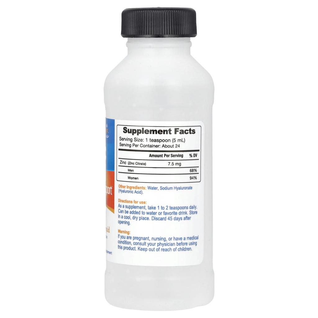 Zinc for Immunity Boosting, 118 mL (4 Fl Oz) (7.5 Mg Per Serving)