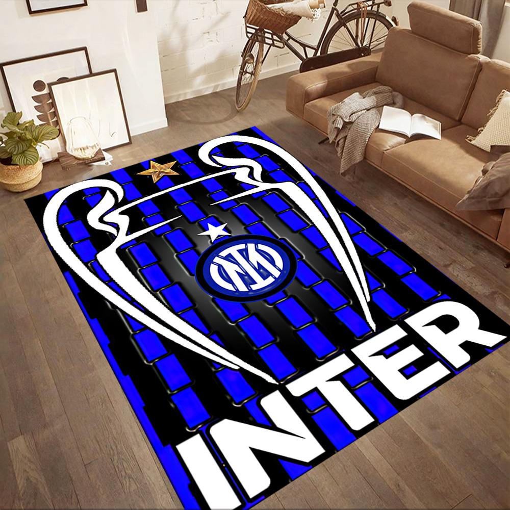 Inter Milan Carpet Suitable For Bedrooms Dormitory Decorate Room Dining Room Antislip Rug Office Home Decor Perfect Birthdaychristmas Gift Idea
