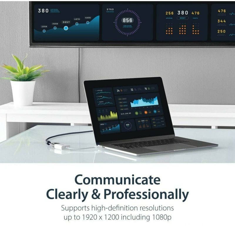 PLAYZH Usb 3.1 Type C к Vga Монитор Кабель-адаптер проектора для Macbook Chromebook Hd