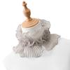 Lace Ruffle Neck Scarf Women's Spring/Summer Fashionable Shirt Collar Accessory