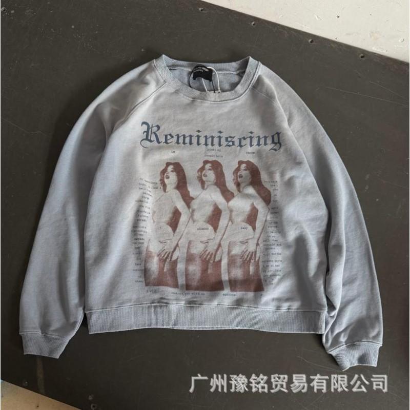 Unisex Oversized Cotton Graphic Print Hoodie Streetwear Loose Fit Casual Sweatshirt