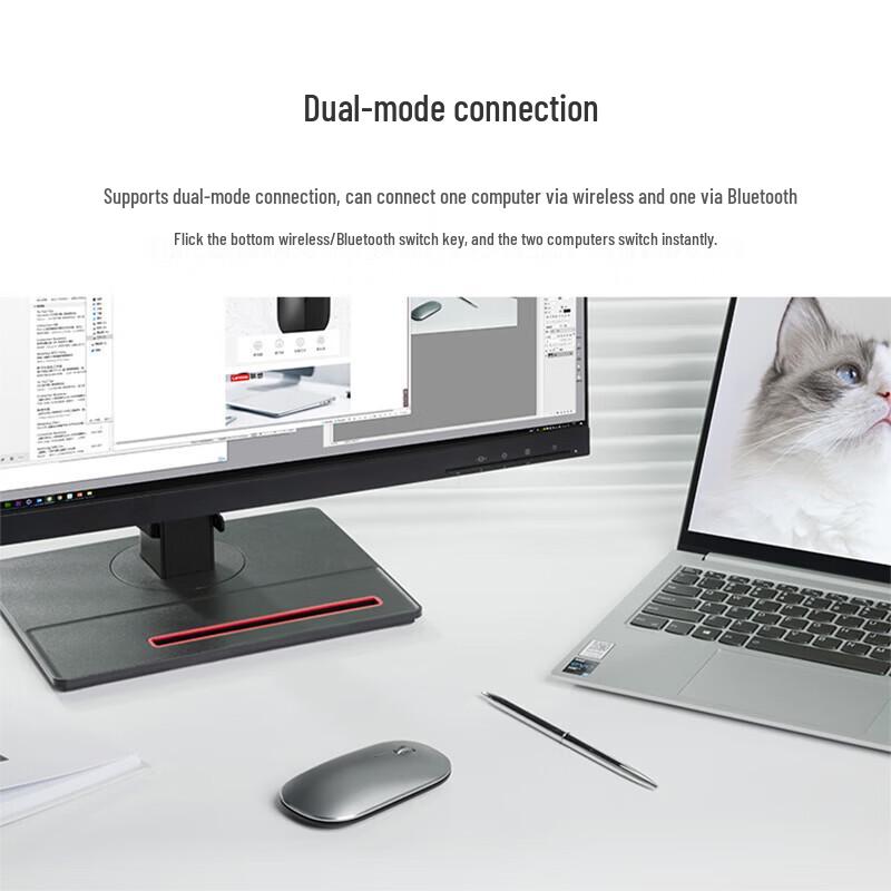 Lenovo Беспроводная Bluetooth-мышь Xiaoxin Air 2