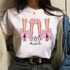 Spring Summer New Mother's Day Theme Large Size Women's Simple Cartoon Casual T-shirt Women Oversized T Shirt  Tops