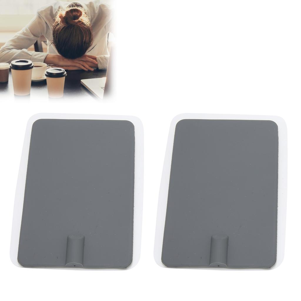 2шт силиконовая электродная накладка мягкая электродная накладка для физиотерапевтического инструмента серая 7 x 11см