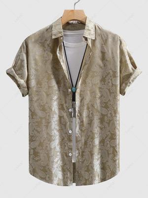 Гавайская мужская летняя дизайнерская рубашка ретро пейсли 3D принт гавайская рубашка повседневная с коротким рукавом цветочная модная винтажная