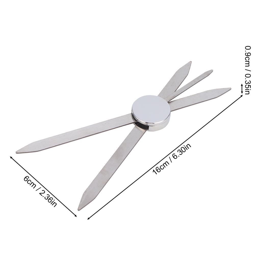 Eyebrow Golden Ratio Ruler Stainless Steel Microblading Eyebrow Makeup Tattoo Measuring Tool