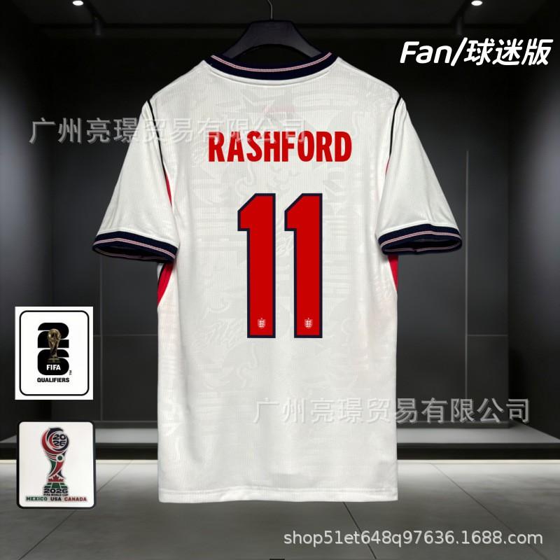 2026 World Cup England Football Jerseys Bellingham Saka Player Version Short Sleeve Sports