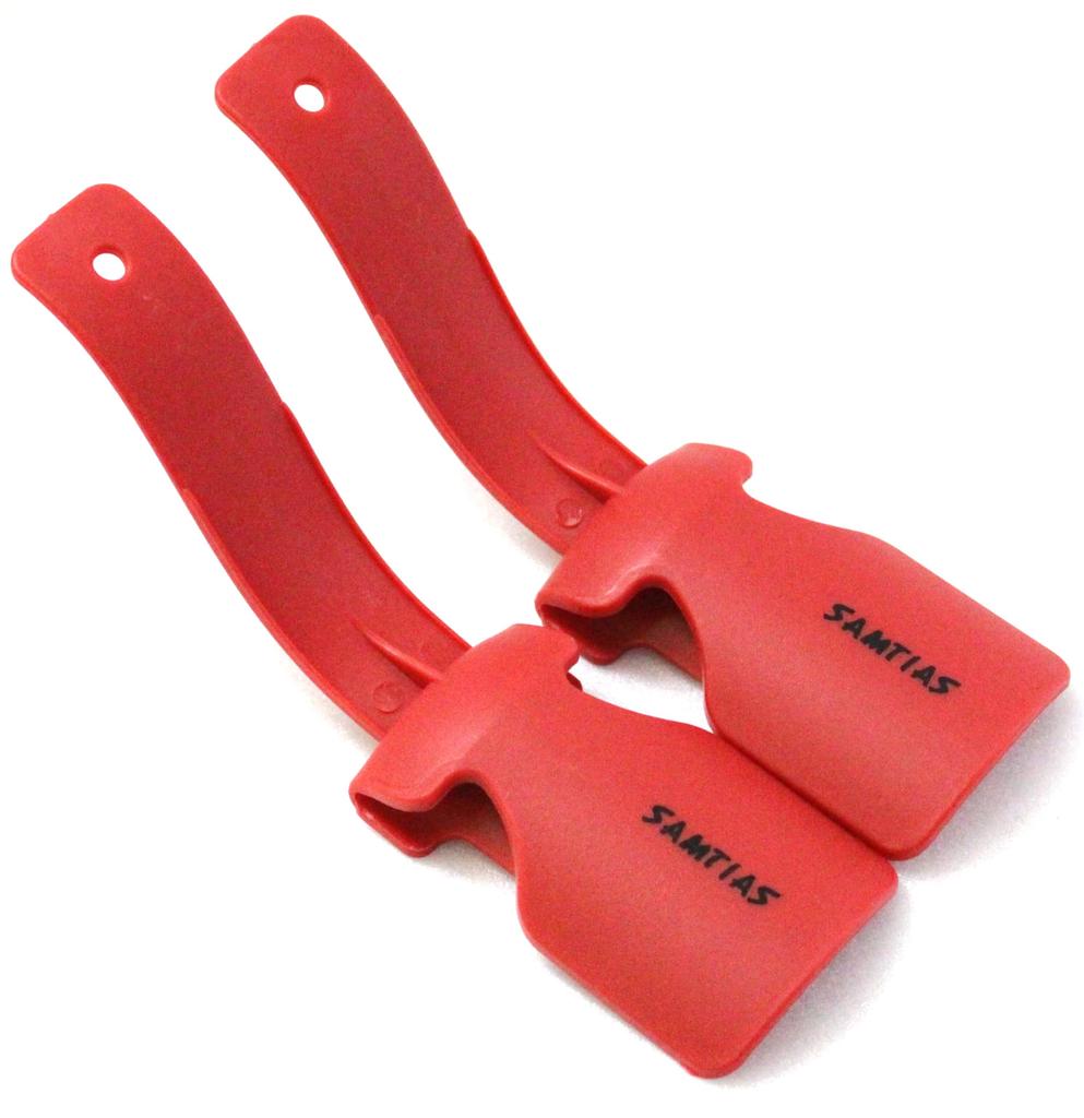 Shoehorn for Easy Shoe Putting On Without Bending Over. Clamp the Heel In Place. Lightweight, Plastic Construction. Easy To Use, Specially Designed