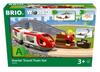 BRIO Набор для путешествий «Стартовый поезд» 36079, для детей от 3 лет (игрушечный поезд с деревянными рельсами)