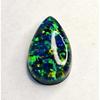 Fabulous Natural Black Fire Opal 12-14 Ct Pear Cut Certified Loose Gemstone