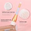 DUcare Face Makeup Brushes 1Pcs Duo End Facial Cleaning Brush Foundation Buffer and Face Concealer Powder Cosmetic Makeup Brush Tools