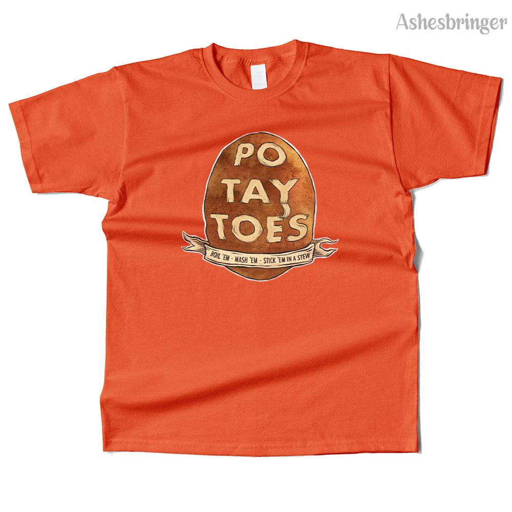 Unisexs Cotton Po Tay Toes Graphic Funny T Shirt Street Casual Style Tee for Unisex and Women