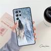 Чехол для телефона Word of Honor Для Samsung Galaxy S24 S25 S23 S22 Ultra Note 10 20 Plus S20 S21 FE Чехол