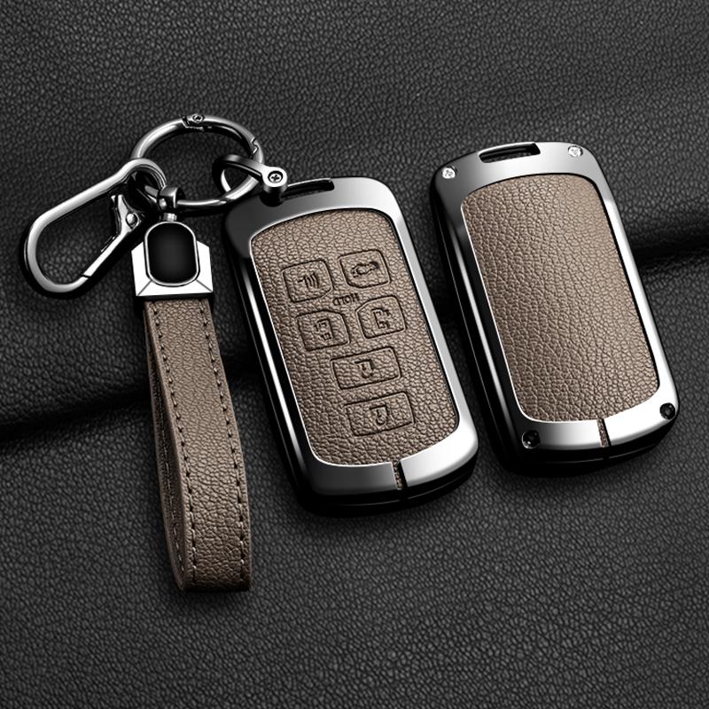 Interior Mouldings Zinc Alloy 6 Button Car Key Case Cover Shell Holder Fob For Toyota Sienna Se Tacom 2015 2016 2017 2018 2019 2