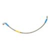 Silver 400mm-2200mm Brake Hose Hydraulic DOT Line Cable 10mm 28°-90° Banjo for Suzuki Kawasaki Yamaha Pipe Line Braided oil hose