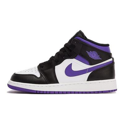 Кроссовки Air 1 Mid GS Dark Iris Purple Black White 554725-095
