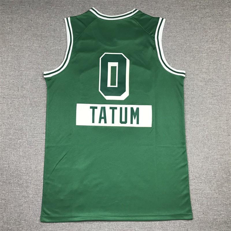 Embroidered Boston Celtics Jersey Tatum 0 Basketball Uniform Men Women Adult