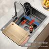Royalstar 304 SS Embossed Single Bowl Kitchen Sink with Faucet