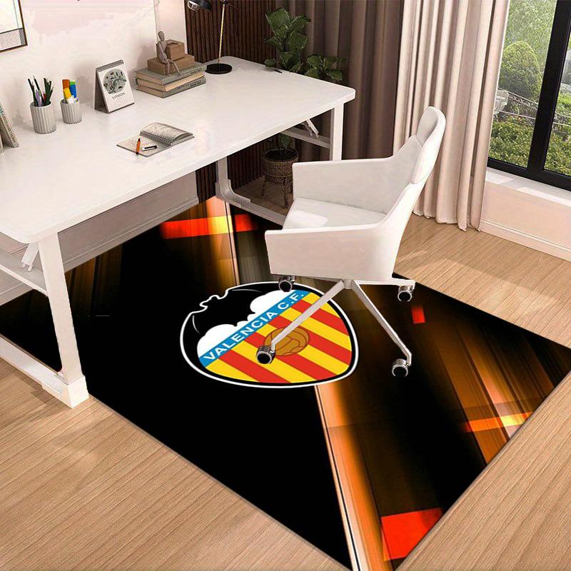 Коврик с дизайном герба Valencia CF для офиса, коврик под кресло, декоративный ковер, коврик для гостиной, большой размер, подарки для фанатов, рождественские подарки