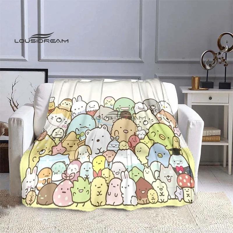 Плед Sumikko gurashi Милый Мультяшный Домашний Декор Спальня Гостиная Диван Уютные Пледы для Кроватей