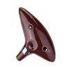 Керамический сосуд-флейта Alto C Zelda Ocarina с 12 отверстиями, духовой музыкальный инструмент с ремешком для музыкальной книги
