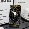 Таро Лунная Ведьма Таинственный Тотем Для iPhone 17 air 16 15 14 13 12 11 Pro Черный Мягкий Чехол для Телефона
