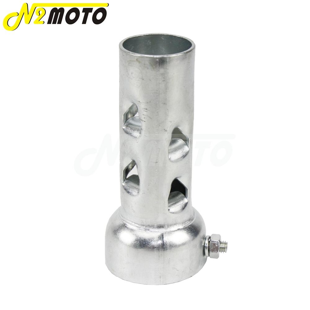 50mm/ 2" Drag Pipes Exhaust Baffle 4" & 8" Muffler Removable DB Killer Noise Sound Eliminator Can for Harley Sportster