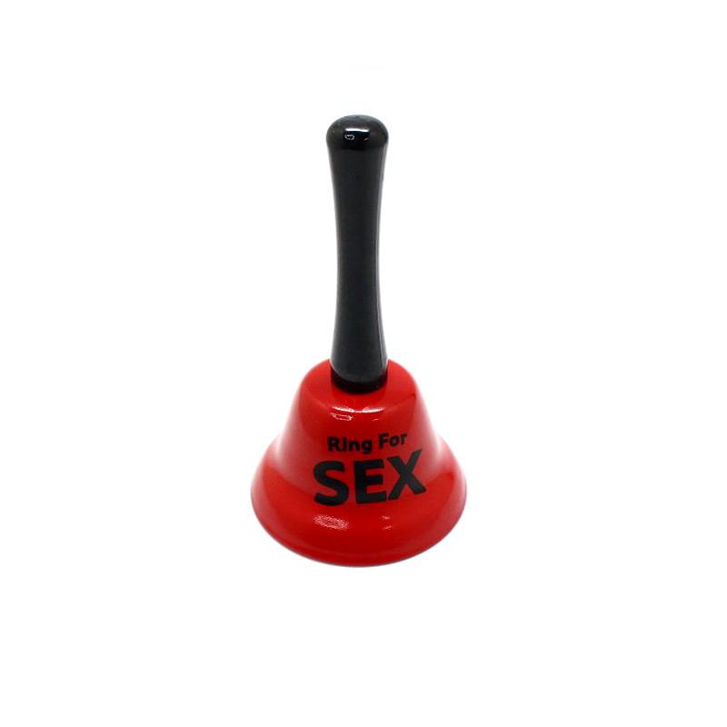 Couple Flirting Red Metal Sex Funny Table Ring Bell Sex Bell Ring Toy Game Novelty Gift Creative Red Bell